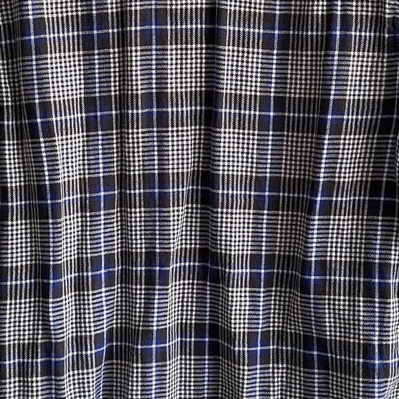 SCOTCH & SODA Men’s Plaid Flannel Button Front Shirt Blue White XL - Picture 3 of 10